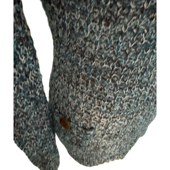 VTG Y2K Wet Seal Mohair Blend Off Shoulder Cowl Neck Sweater Goth Grunge Boho S - Picture 6 of 6